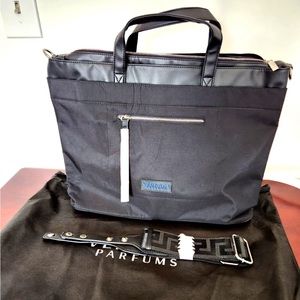 Versace tote cross shoulder bag